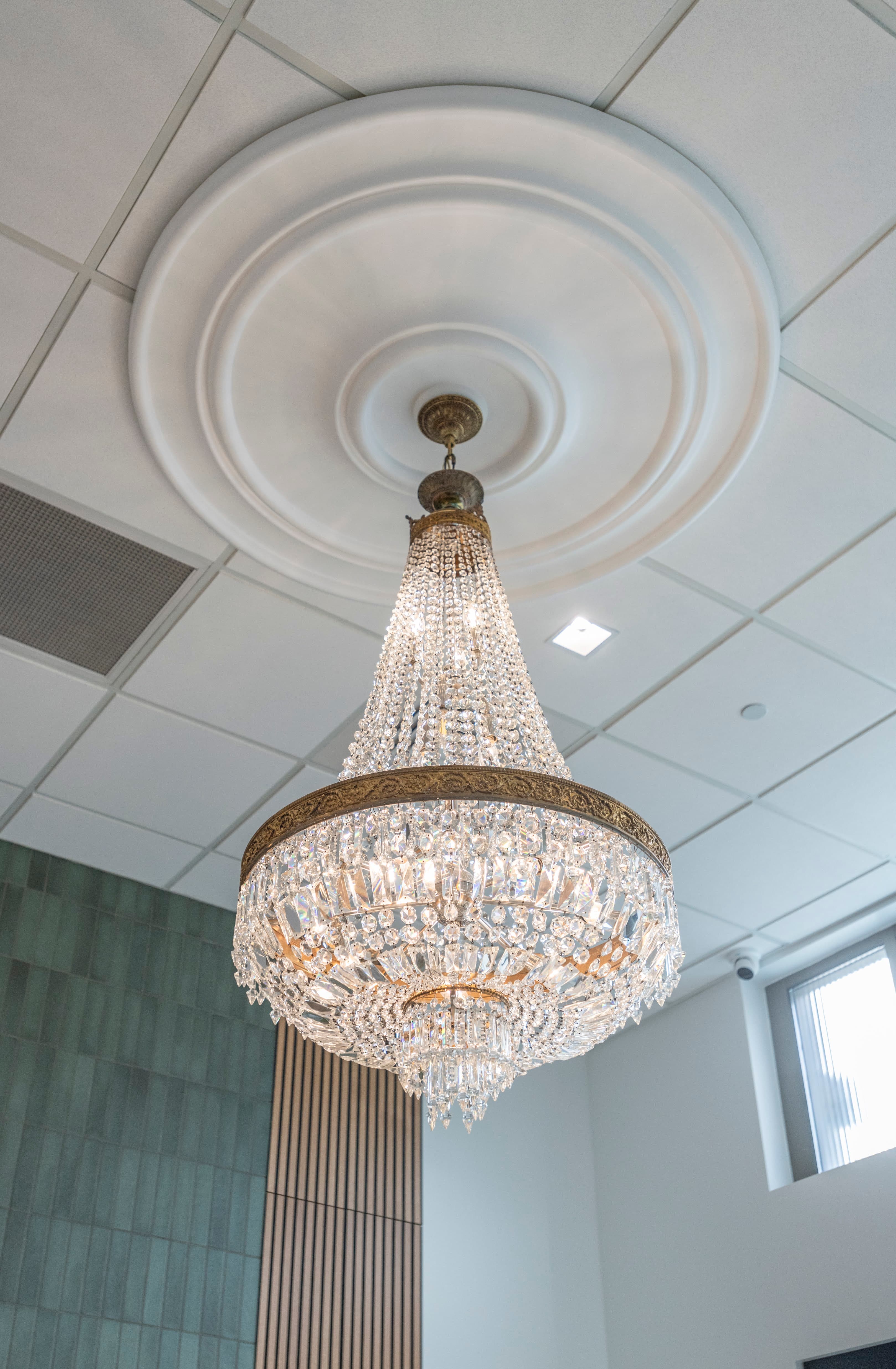 Elegant salon interior with high-end finishes