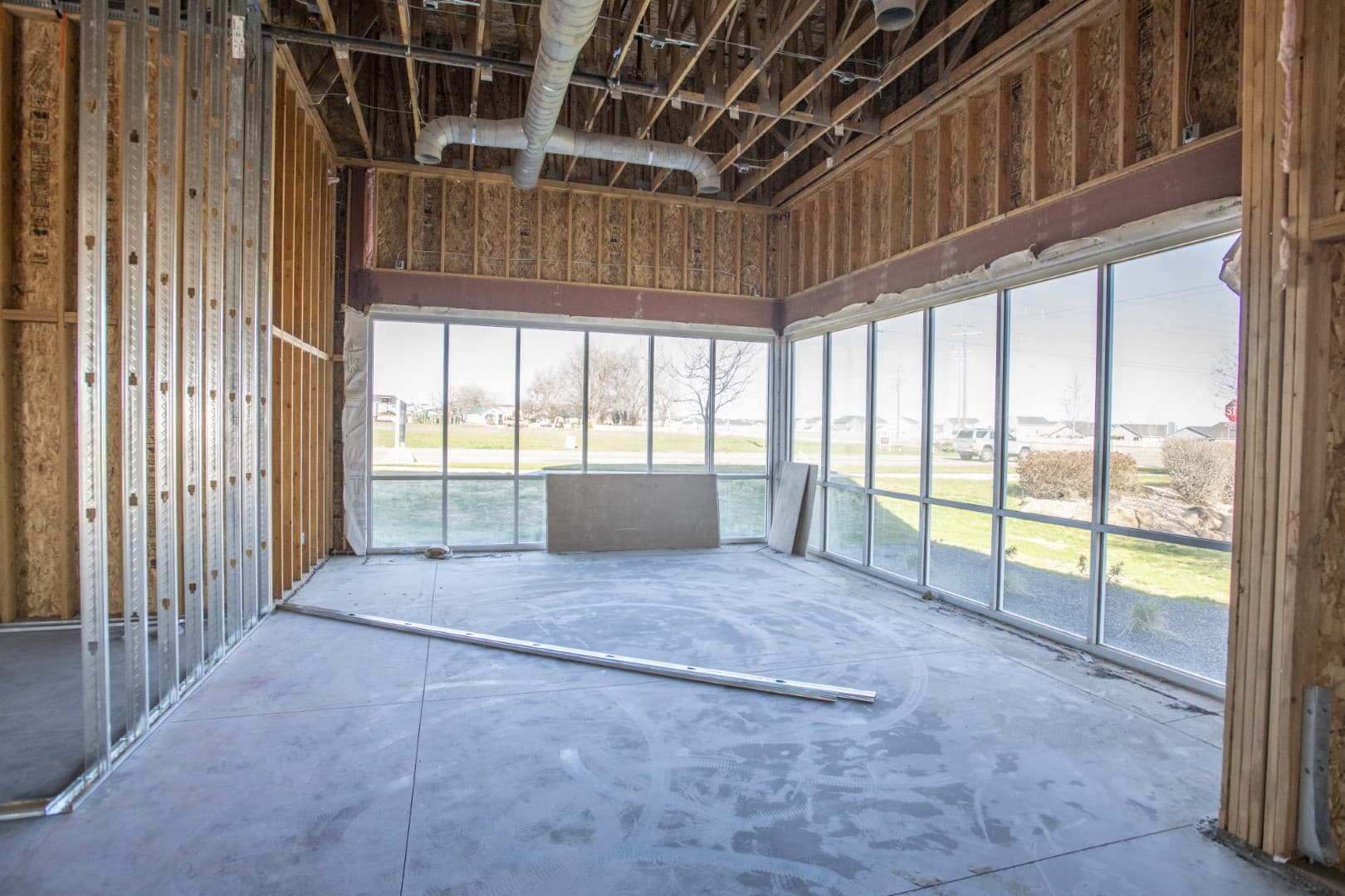 Dining Area During Construction