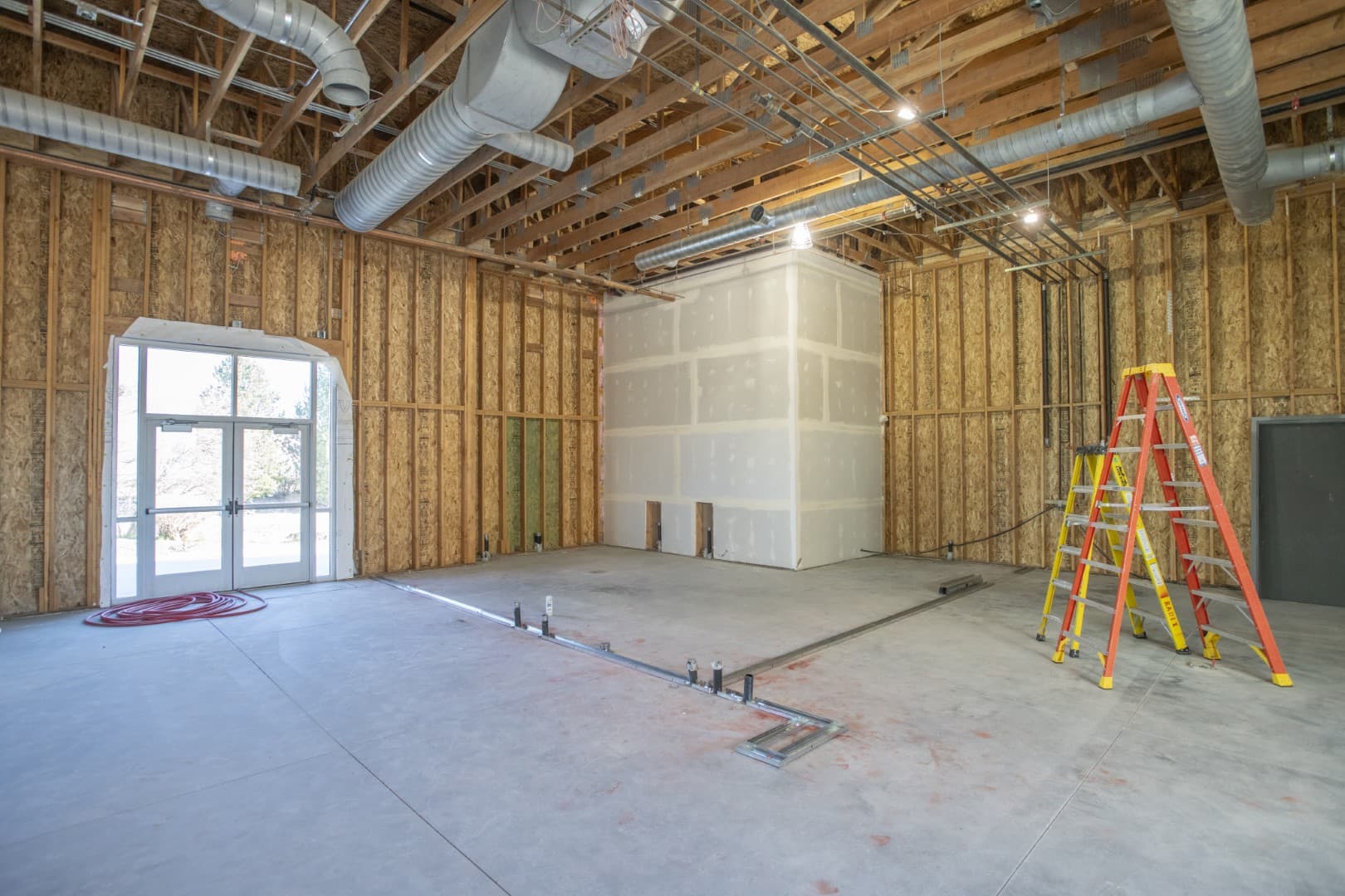 Interior During Construction