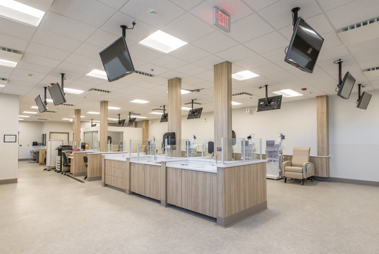 Fresenius dialysis center staff work area medical facility Nampa Idaho