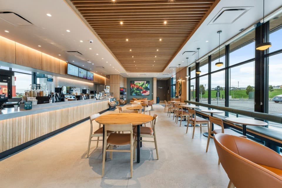 Starbucks exterior building tenant improvement by OVI contractor Caldwell Idaho