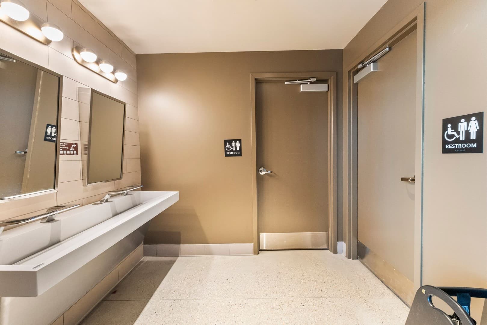 Starbucks restroom facilities tenant improvement construction in Caldwell Idaho